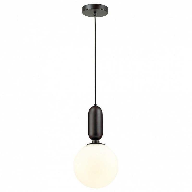 Подвесной светильник Odeon Light Ok1a 4668/1 цвет плафона/подвески Белый, цвет арматуры Черный