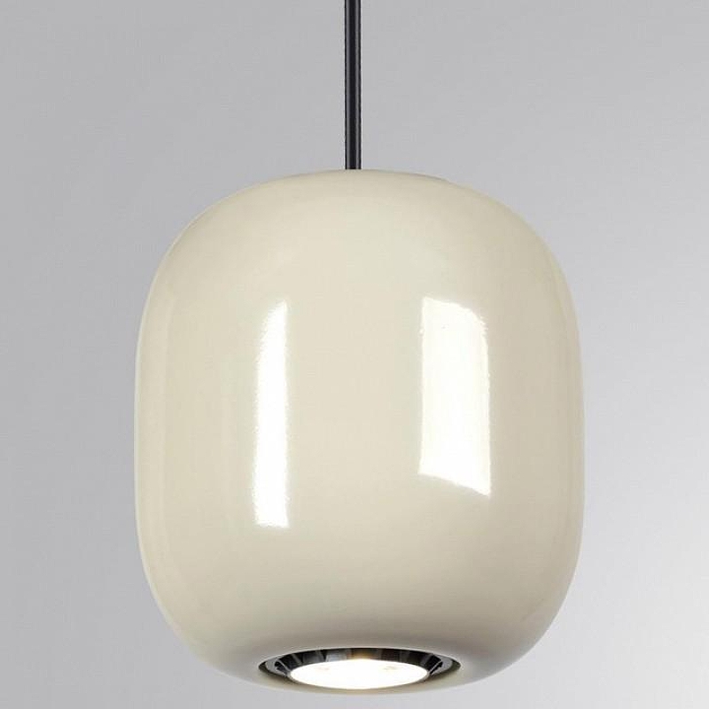 Подвесной светильник Odeon Light Ovali 5053/1A цвет плафона/подвески Слоновая кость, цвет арматуры Черный