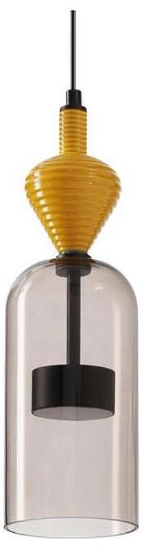 Подвесной светильник Odeon Light Palleta 5046/12LB цвет плафона/подвески Коричневый, цвет арматуры Черный