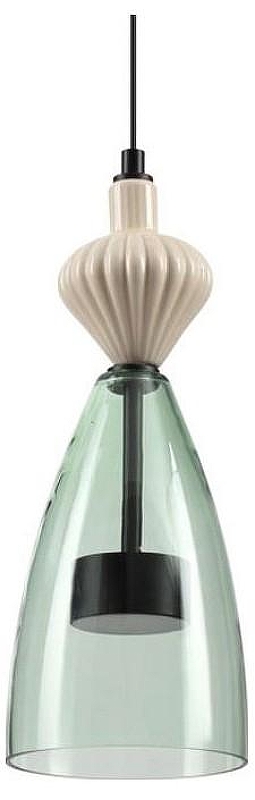 Подвесной светильник Odeon Light Palleta 5046/12LC цвет плафона/подвески Зеленый, цвет арматуры Черный