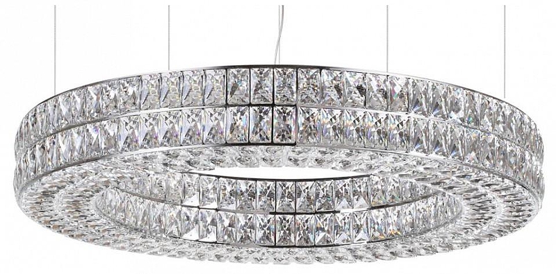 Подвесной светильник Odeon Light Panta 4927/98L цвет плафона/подвески Прозрачный, цвет арматуры Хром