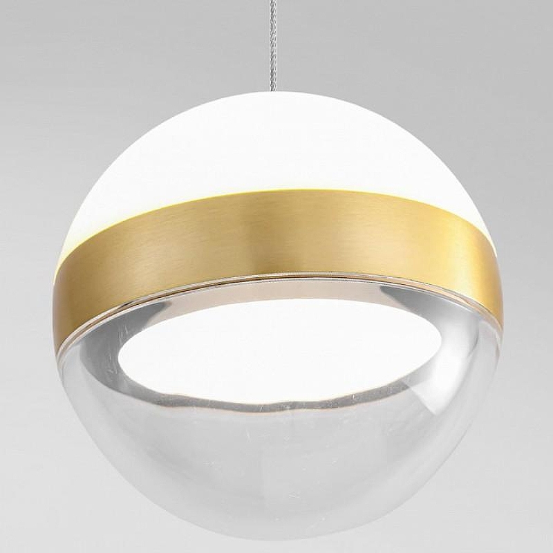 Подвесной светильник Odeon Light Ron1 5036/9L цвет плафона/подвески Белый, цвет арматуры Бронза