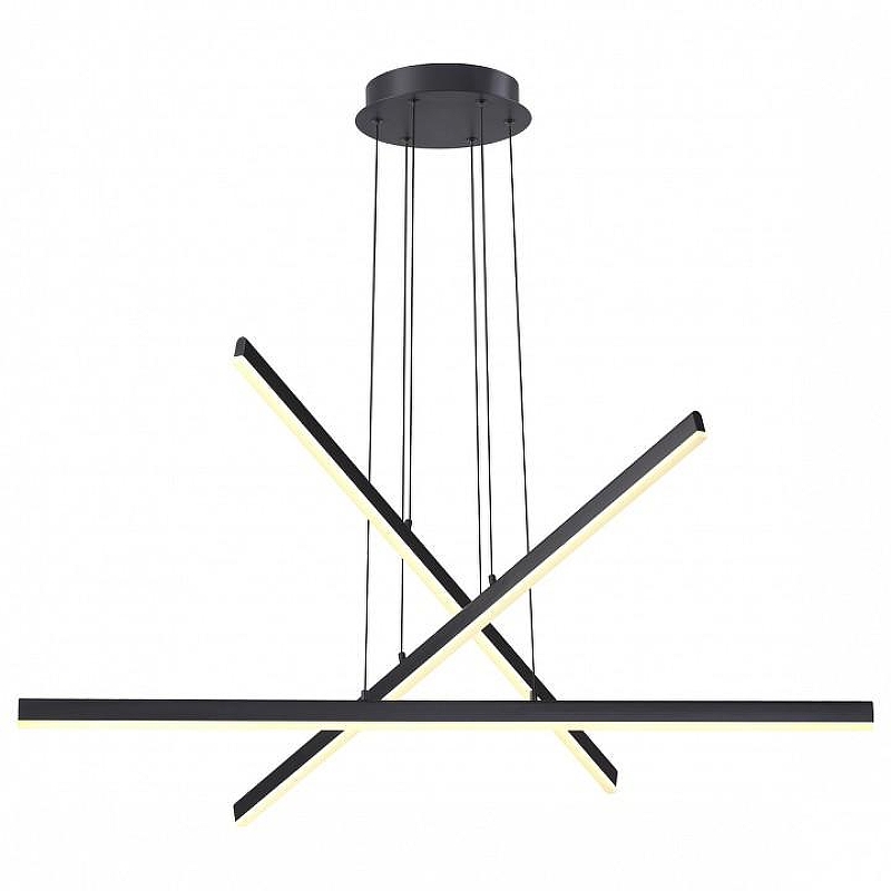 Подвесной светильник Odeon Light Rudy 3890/48L цвет плафона/подвески Черный, цвет арматуры Черный