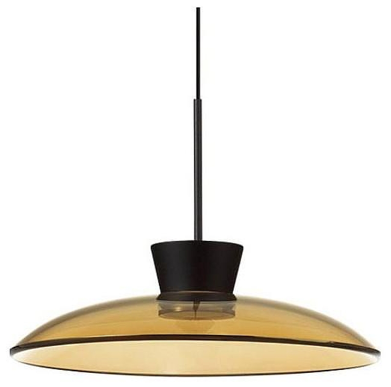 Подвесной светильник Odeon Light Saucer 5055/9LA цвет плафона/подвески Оранжевый, цвет арматуры Черный