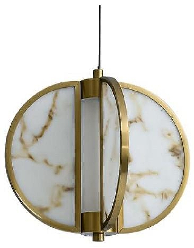 Подвесной светильник Odeon Light Toscana 5447/12L цвет плафона/подвески Белый, цвет арматуры Бронза