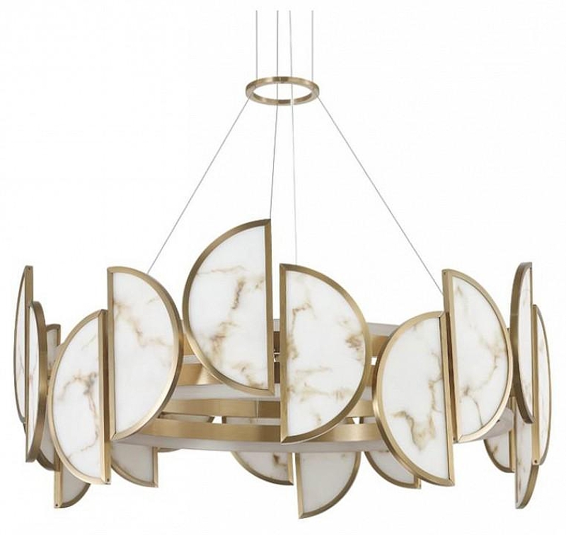 Подвесной светильник Odeon Light Toscana 5447/40L цвет плафона/подвески Белый, цвет арматуры Бронза