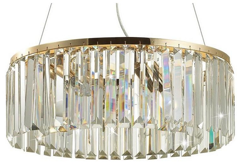 Подвесной светильник Odeon Light Vassa 4987/6 цвет плафона/подвески Прозрачный, цвет арматуры Золото