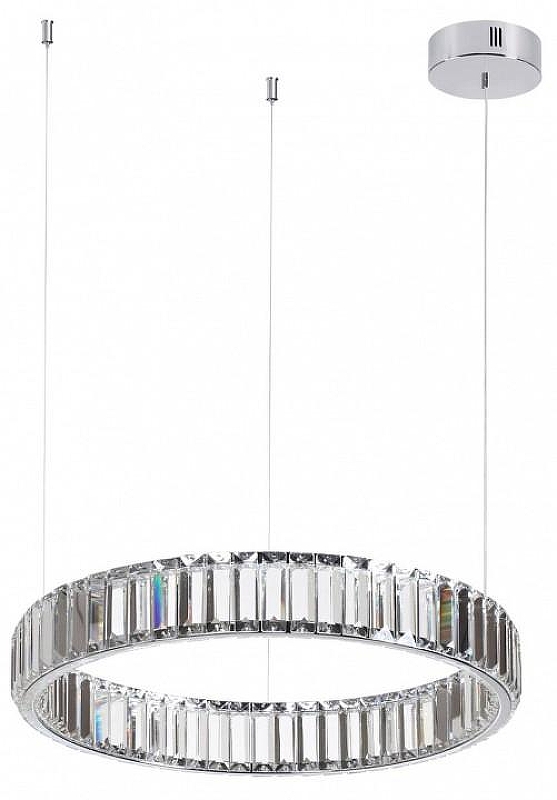 Подвесной светильник Odeon Light Vek1a 4930/30L цвет плафона/подвески Прозрачный, цвет арматуры Хром