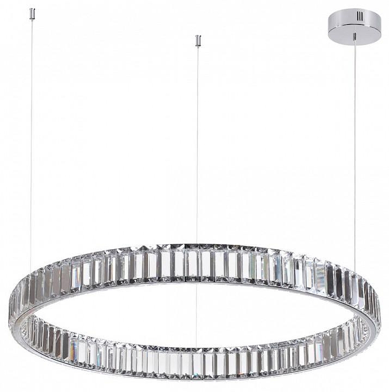 Подвесной светильник Odeon Light Vek1a 4930/45L цвет плафона/подвески Прозрачный, цвет арматуры Хром