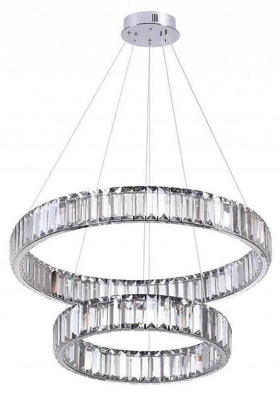 Подвесной светильник Odeon Light Vek1a 4930/60L цвет плафона/подвески Прозрачный, цвет арматуры Хром