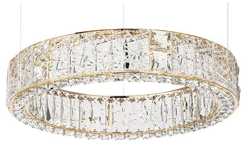 Подвесной светильник Odeon Light Vers1on 5071/70L цвет плафона/подвески Прозрачный, цвет арматуры Золото