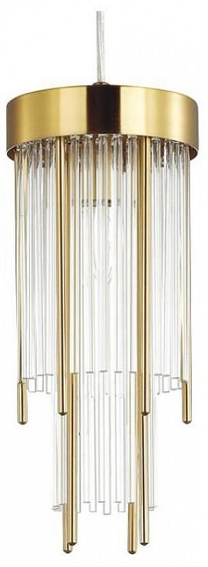 Подвесной светильник Odeon Light York 4788/1 цвет плафона/подвески Прозрачный, цвет арматуры Золото