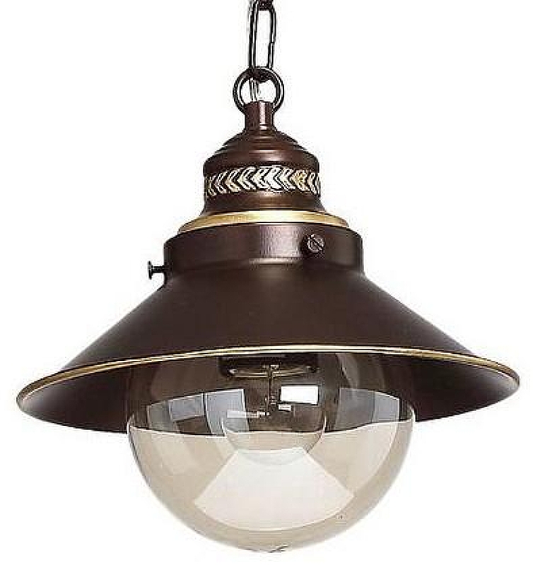 Подвесной светильник Omnilux Fontelo OML-50406-01 цвет плафона/подвески Коричневый, цвет арматуры Коричневый
