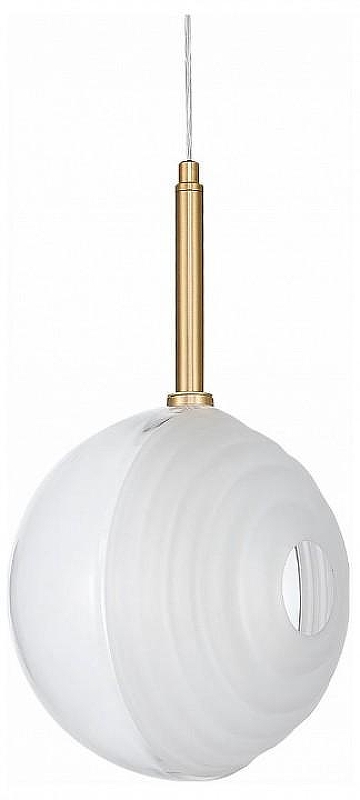 Подвесной светильник ST-Luce Fol1gno SL1183.503.01 цвет плафона/подвески Белый, цвет арматуры Латунь