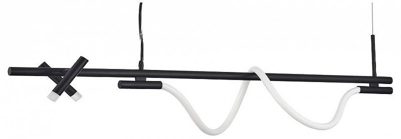 Подвесной светильник ST-Luce Marlow SL6118.403.03 цвет плафона/подвески Белый, Черный, цвет арматуры Черный