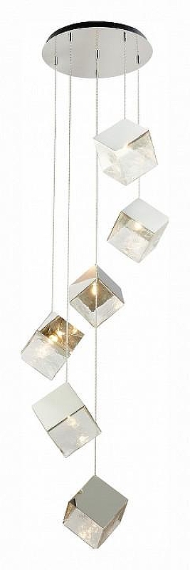 Подвесной светильник ST-Luce R1ello SL1182.103.06 цвет плафона/подвески Прозрачный, Хром, цвет арматуры Хром