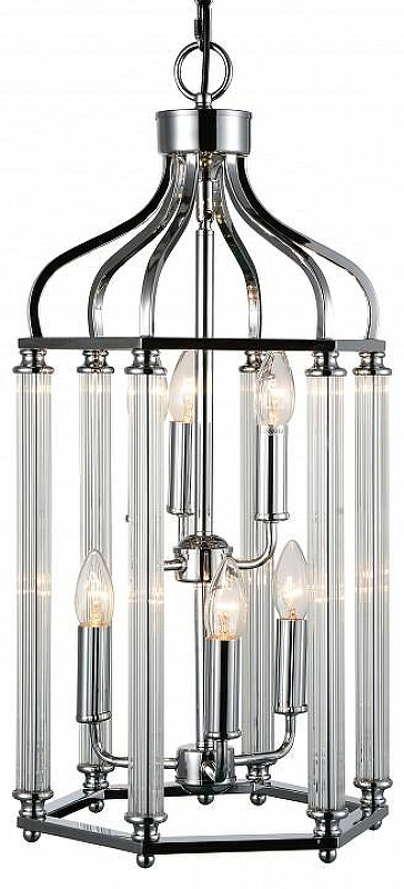 Подвесной светильник ST-Luce SL239 SL239.103.06 цвет плафона/подвески Прозрачный, Хром, цвет арматуры Хром