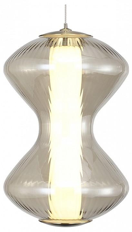 Подвесной светильник ST-Luce SP1NE SL6136.203.01 цвет плафона/подвески Коньячный, цвет арматуры Золото
