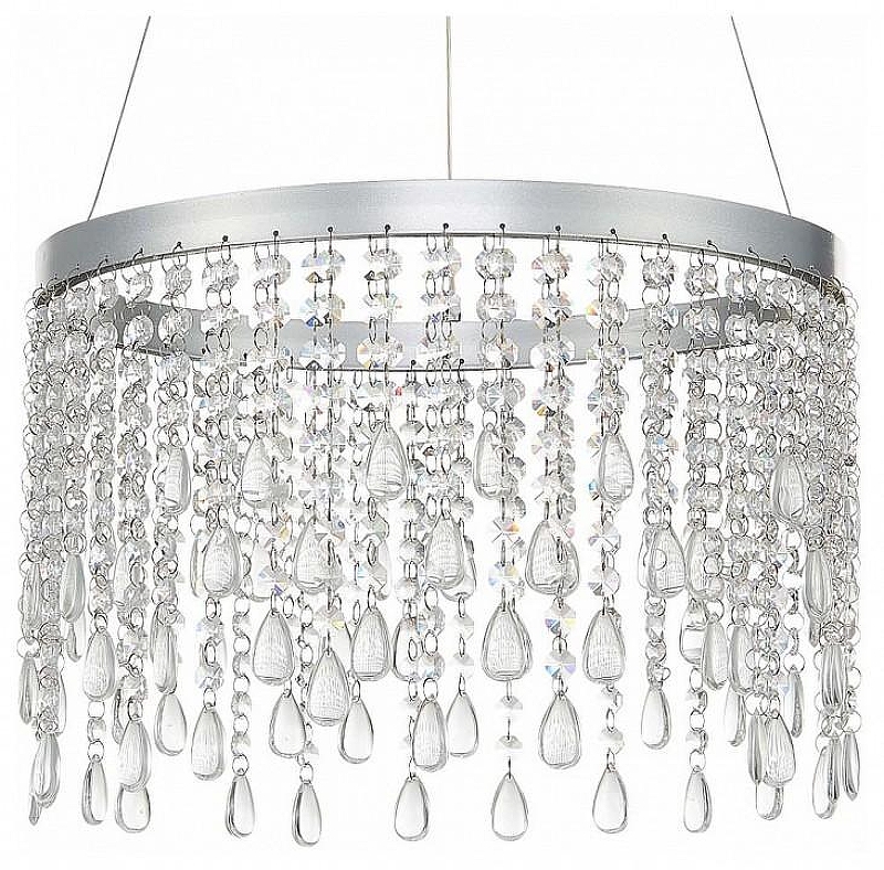 Подвесной светильник ST-Luce Vega SL6201.103.24 цвет плафона/подвески Прозрачный, цвет арматуры Серебро