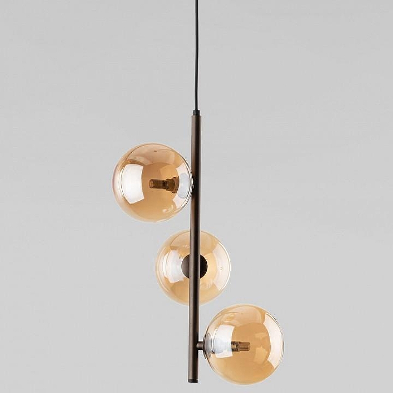 Подвесной светильник TK Lighting ESTERA 6188 ESTERA BROWN цвет плафона/подвески Коричневый, цвет арматуры Черный