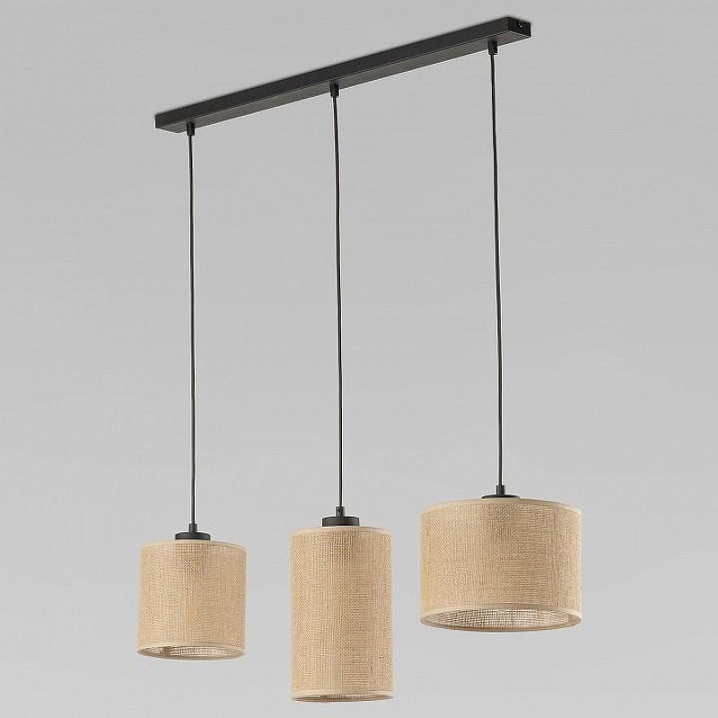 Подвесной светильник TK Lighting Juta 4954 Juta цвет плафона/подвески Бежевый, цвет арматуры Черный