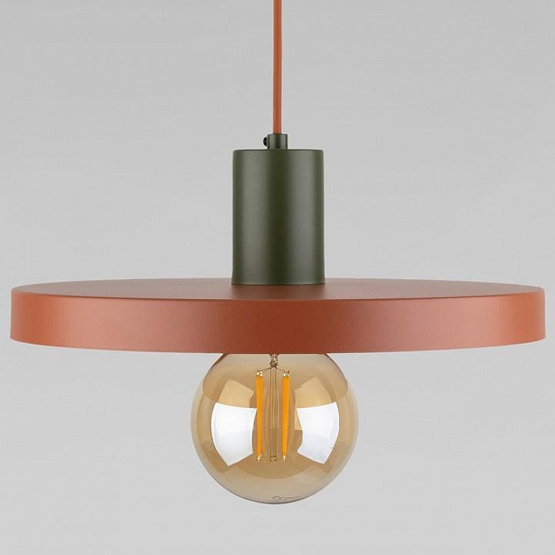 Подвесной светильник TK Lighting SILA 10749 SILA GREEN BRICK цвет плафона/подвески Коричневый, цвет арматуры Коричневый