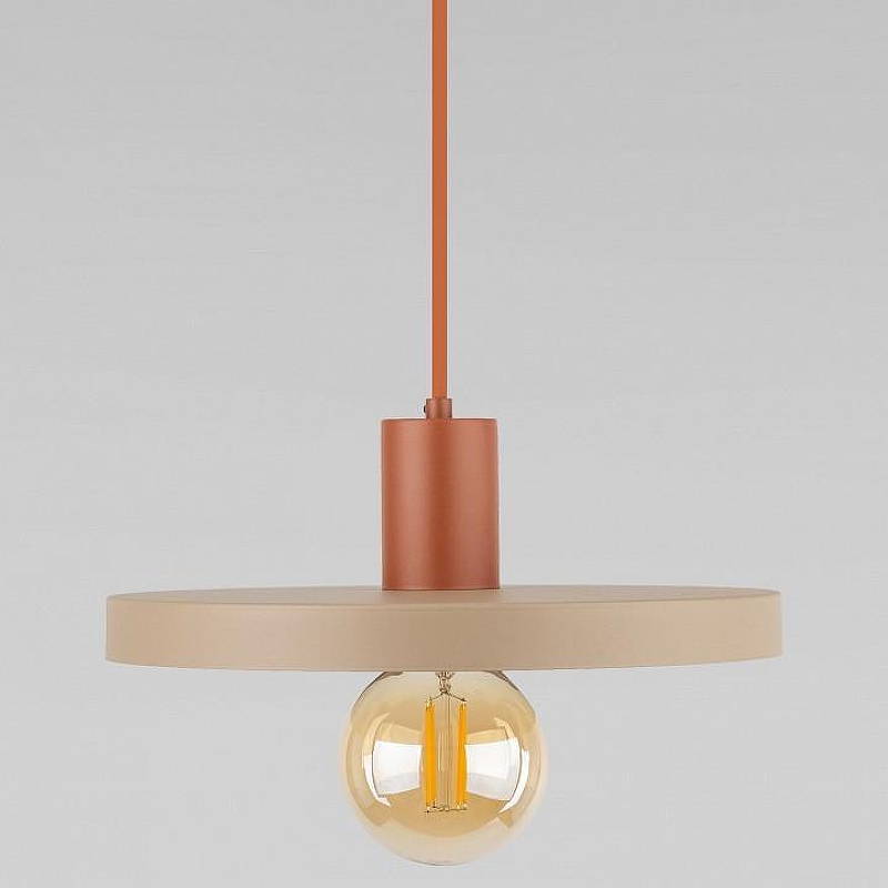 Подвесной светильник TK Lighting SILA 10954 SILA BRICK SABIA цвет плафона/подвески Бежевый, цвет арматуры Красный
