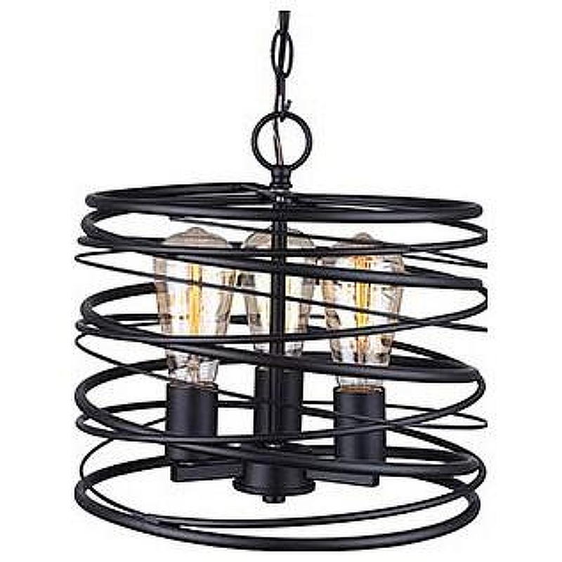 Подвесной светильник TopLight Carol TL1187H-03BK цвет плафона/подвески Черный, цвет арматуры Черный