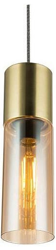 Подвесной светильник TopLight Ilene TL1628H-01GD цвет плафона/подвески Янтарный, цвет арматуры Золото