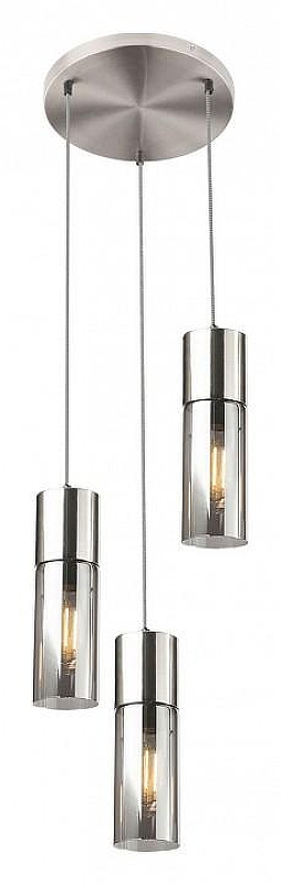 Подвесной светильник TopLight Ilene TL1628H-03SN цвет плафона/подвески Дымчатый, цвет арматуры Никель