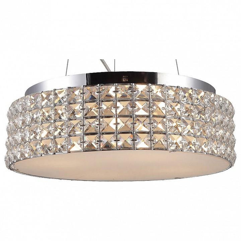 Подвесной светильник TopLight Imogene TL1162-4H цвет плафона/подвески Белый, Прозрачный, цвет арматуры Хром
