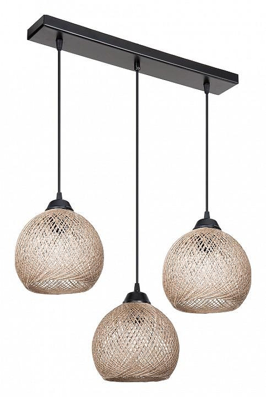 Подвесной светильник TopLight Lizbeth TL1612L-03BG цвет плафона/подвески Коричневый, цвет арматуры Коричневый