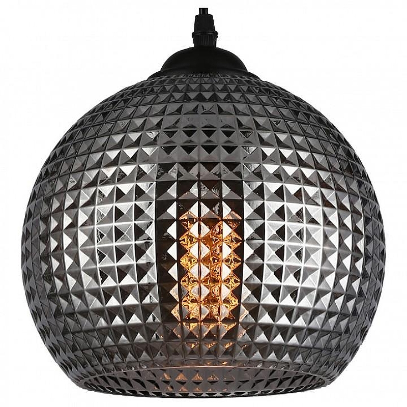 Подвесной светильник TopLight Verity TL1212H-01SM цвет плафона/подвески Дымчатый, цвет арматуры Черный
