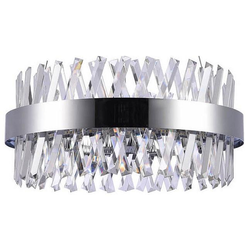 Подвесной светильник Vele Luce Calabria VL3073P21 цвет плафона/подвески Прозрачный, цвет арматуры Хром
