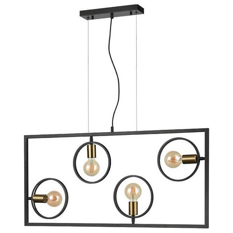Подвесной светильник Vele Luce Speed VL6292P04 цвет Черный