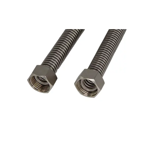 Подводка газовая сильфонная диэлектрическая Tuboflex 1/2" ВР 80 см нержавеющая сталь