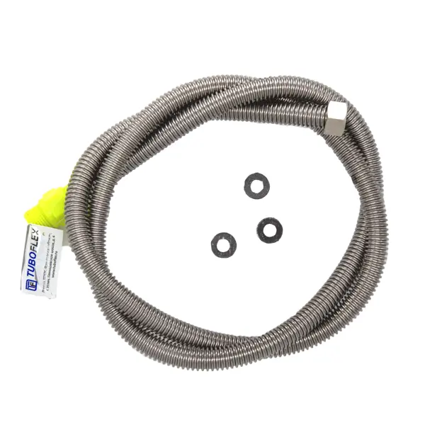 Подводка газовая сильфонная диэлектрическая Tuboflex 1/2" ВР 300 см нержавеющая сталь