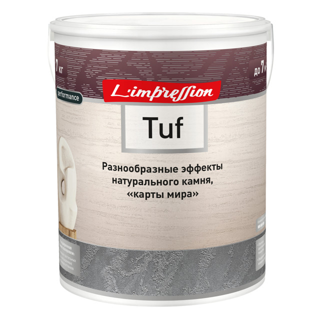 покрытие декоративное LIMPRESSION Tuf с эффектом натурального камня 7кг, арт. 150-371