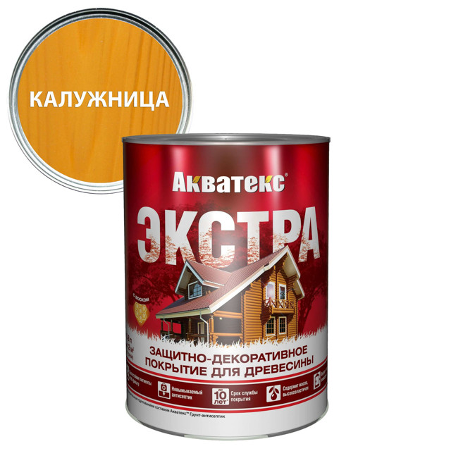 покрытие текстурное АКВАТЕКС Экстра 0,8 л калужница, арт.18153