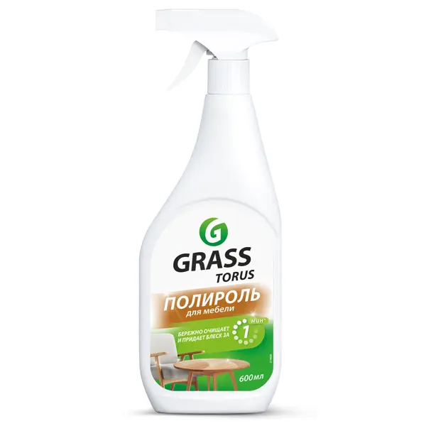 Полироль-очиститель для мебели Grass Torus, 0.6 л