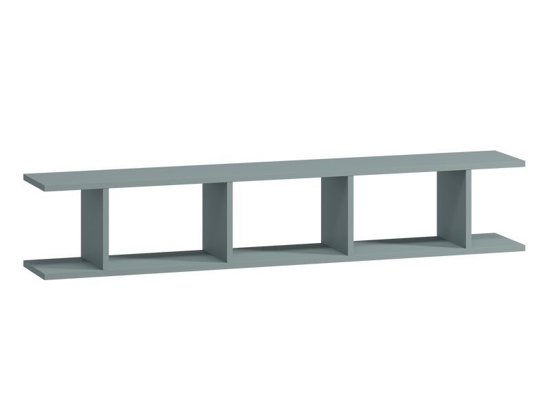 Полка Брилл 134x24 Серо-зеленый
