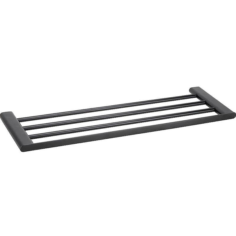 Полка для полотенец Bemeta Organic Black 167105080 Черная матовая