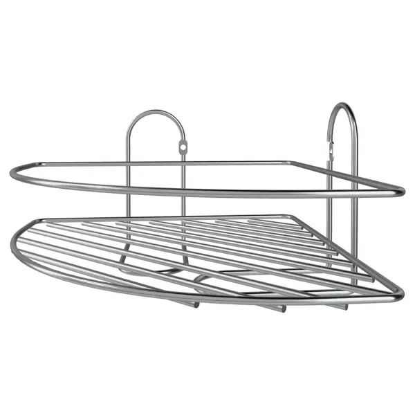 Полка для ванной Lemer Nil 23x12 см металл цвет хром