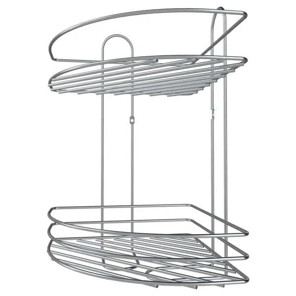 Полка для ванной Lemer Nil 23x34.5 см металл цвет хром