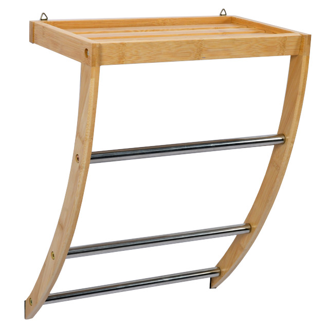 полка для ванной VITARTA Bamboo бамбук бежевый