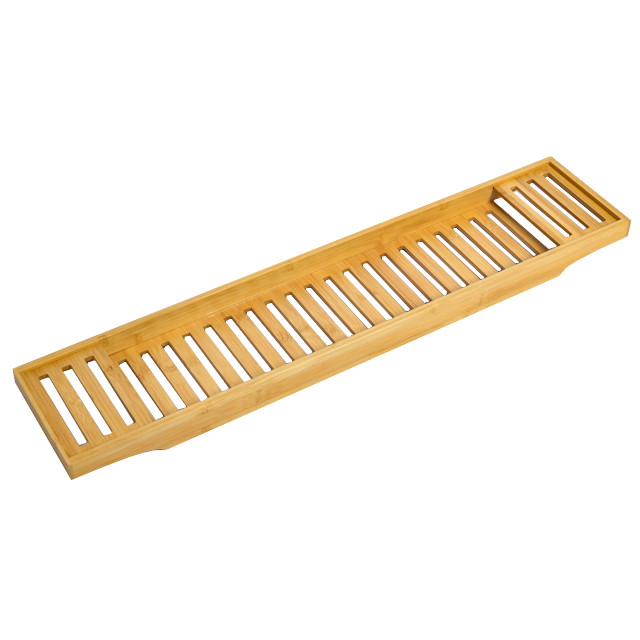 полка для ванной VITARTA Бамбук/Bamboo прямоугольная бамбук бежевый
