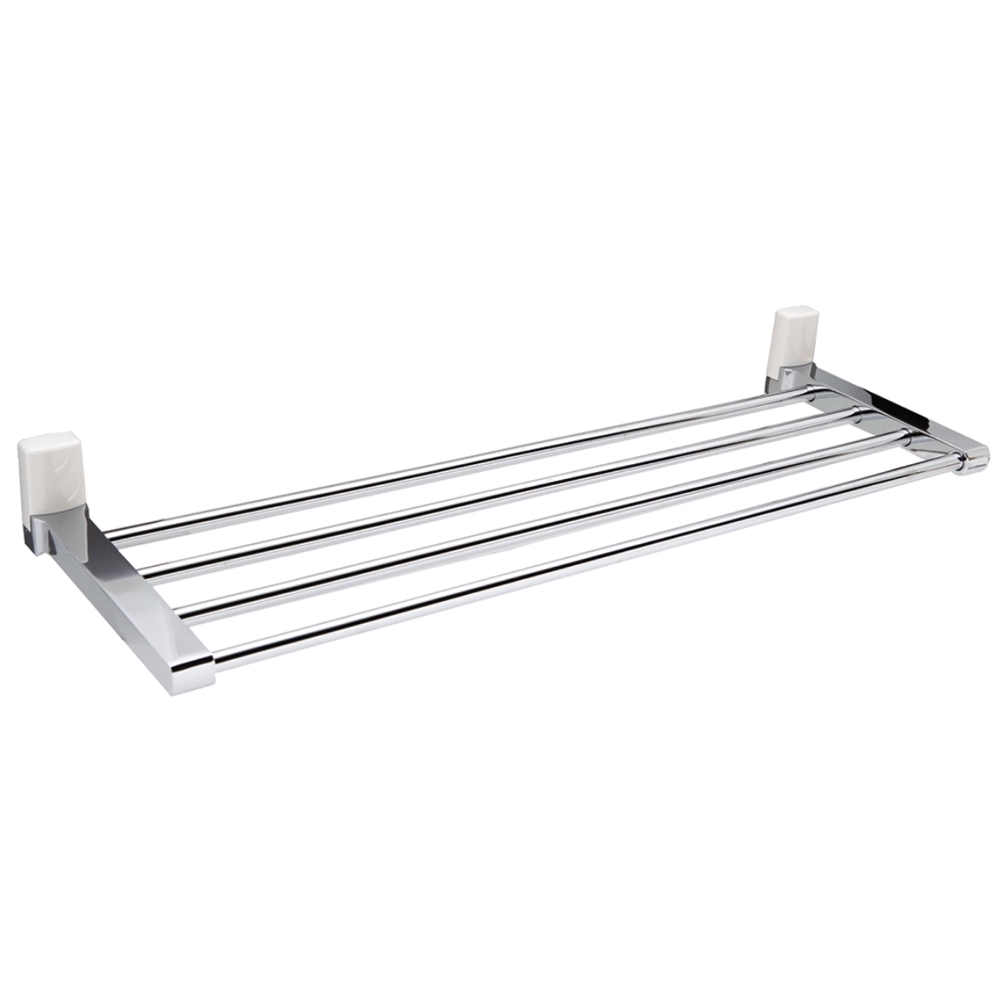 Полка для ванной WasserKraft Leine K-5000 White 200х635х70 мм металл/пластик хром/белая (K-5011W)