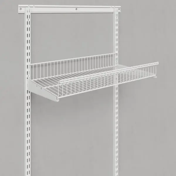 Полка-корзина 60.3x8.5x34 см цвет белый