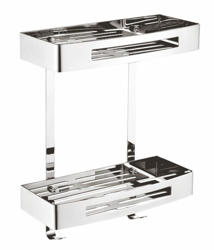 Полка корзина Azario AZ-170-2 Хром