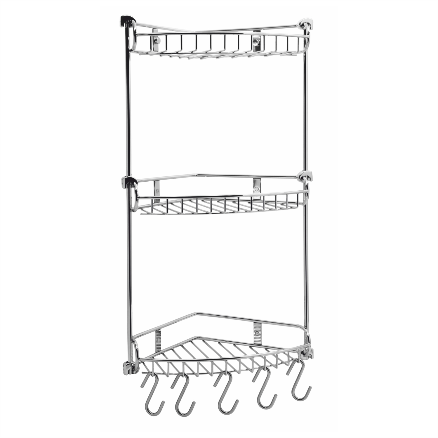Полка металлическая угловая Wasserkraft 30х54х22 см